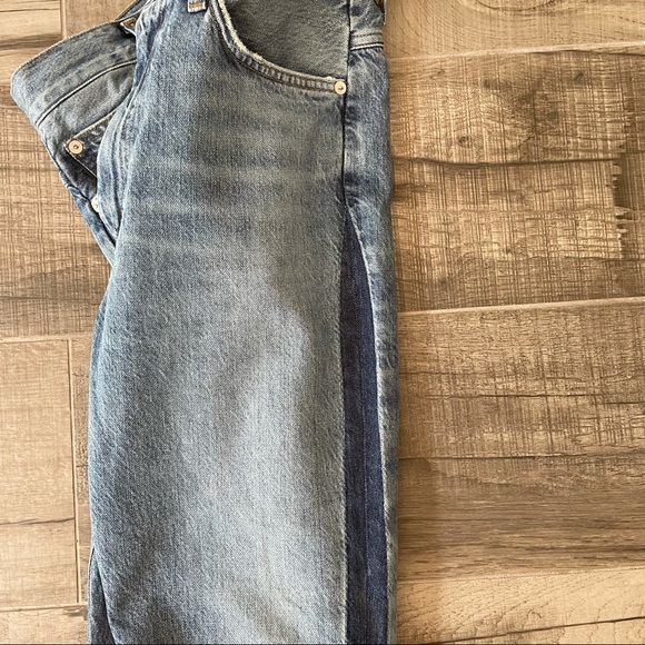 AGOLDE 90’s Pinch Waist straight leg stripe jeans - Picture 9 of 11